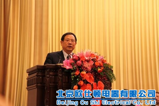 中国物流与采购联合会副会长兼秘书长崔忠付致辞